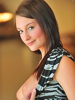 Alley plays with her pussy