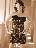 Sierra plays with her dildo