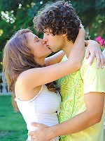 Gabby plays with her date