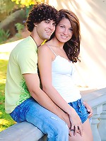 Gabby plays with her date