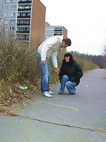 Stunning brunette MILF