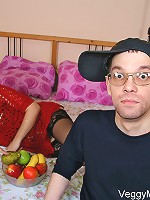 Insane veggie fetish orgy