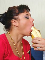 Cucumber sucking competition