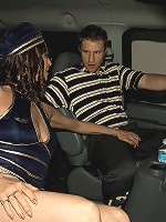 Mature babe gives bus driver a fuck and suck