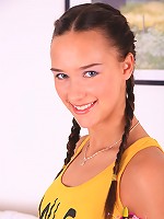 Cute little teen slut gets her pussy filled