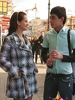 Cock sucking teen with tight pussy gets fucked