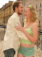 Teen Cintia has wet pussy and a great hunger for cock