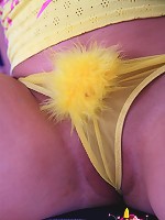 Very pretty teen girl masturbates