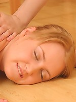 Lesbian girls making out in the kitchen