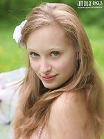 Aristocratic teen outdoors