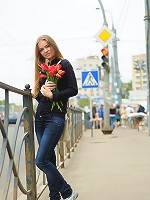 Very beautiful girl poses naked