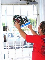 Check out this hot fucking mini skirt babe get fucked on the store mattress display that she is selling