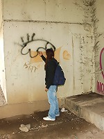 Sexy teen couple fucking outside