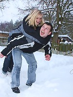 Blonde teen girl suck and fucking