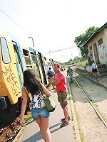 hotcutie fucked outside in garden