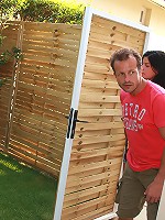 hotcutie fucked outside in garden