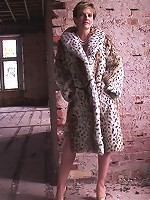 Fur coat mature