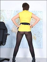 Pantyhose leggy wife