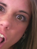 Amateur POV video with Little Caprice