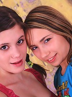 Petite 18yo teens share massive red sex toy