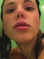Slutty 18yo teen gets roughly penetrated in shower
