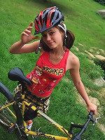 Wanna go biking with undressed 18yo girl? Check this out!