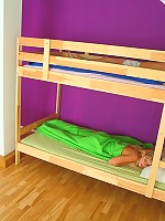 This menu addition has the restaurant very crowded. The studs are just lining up for their chance to have a piece of this curvy blonde teen. She`s simply irresistible.