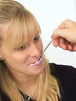 The newest addition to the menu is cum glazed teen tits. After an intense sucking and fucking session, this horny teen soon has her huge, all natural boobs covered with a messy load of cum.