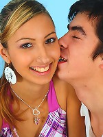 This teen cutie looks so sweet and innocent, but she`s probably the horniest girl that I`ve ever seen. She needs cock all of the time and she loves it when guys cum on her!