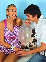 This teen cutie looks so sweet and innocent, but she`s probably the horniest girl that I`ve ever seen. She needs cock all of the time and she loves it when guys cum on her!