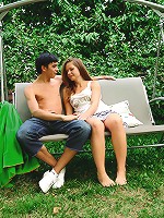 Sara and Kornel are always getting in to trouble at the orchard for slacking off work but the truth is that they just can’t keep their hands off each other! Once they get started they can’t finish until each of them cums!